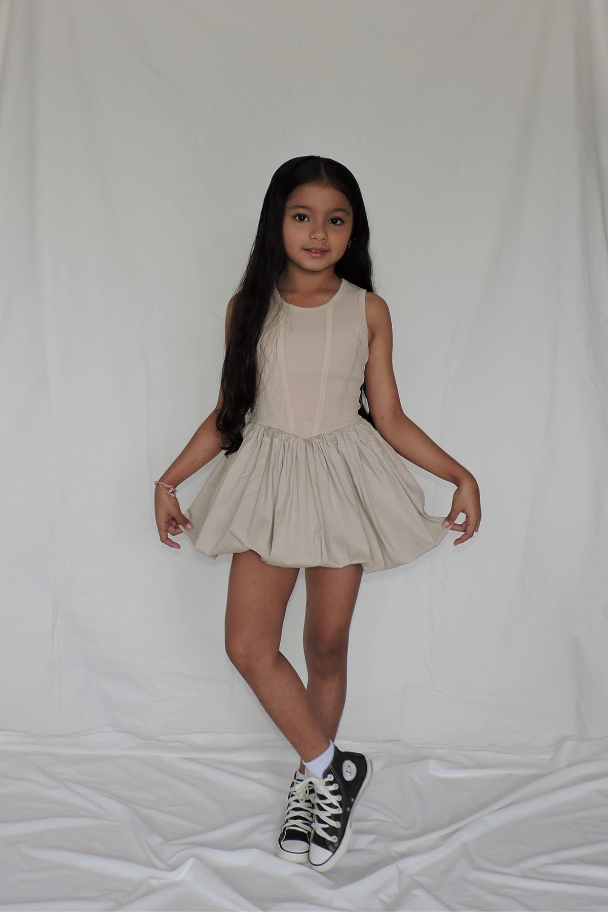 Vestido Diva Camel